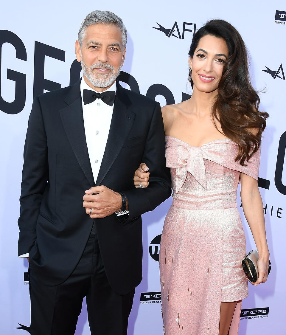 George and Amal Clooney. Image via Getty Images.