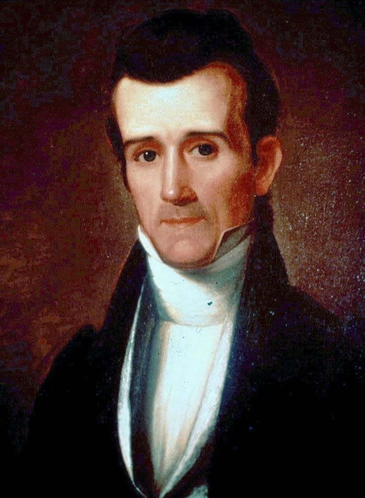 A portrait of James Polk