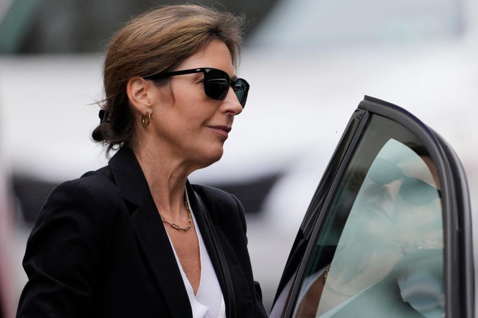 Hallie Biden departs from federal court, Thursday, June 6, 2024, in Wilmington (AP)