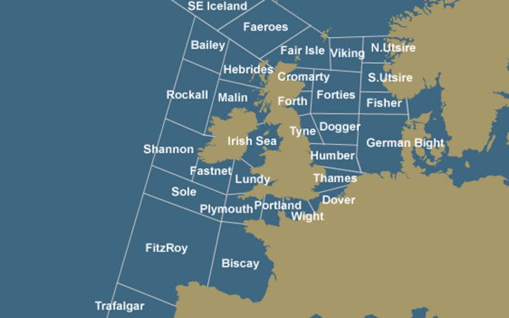 Shipping Forecast locations/BBC