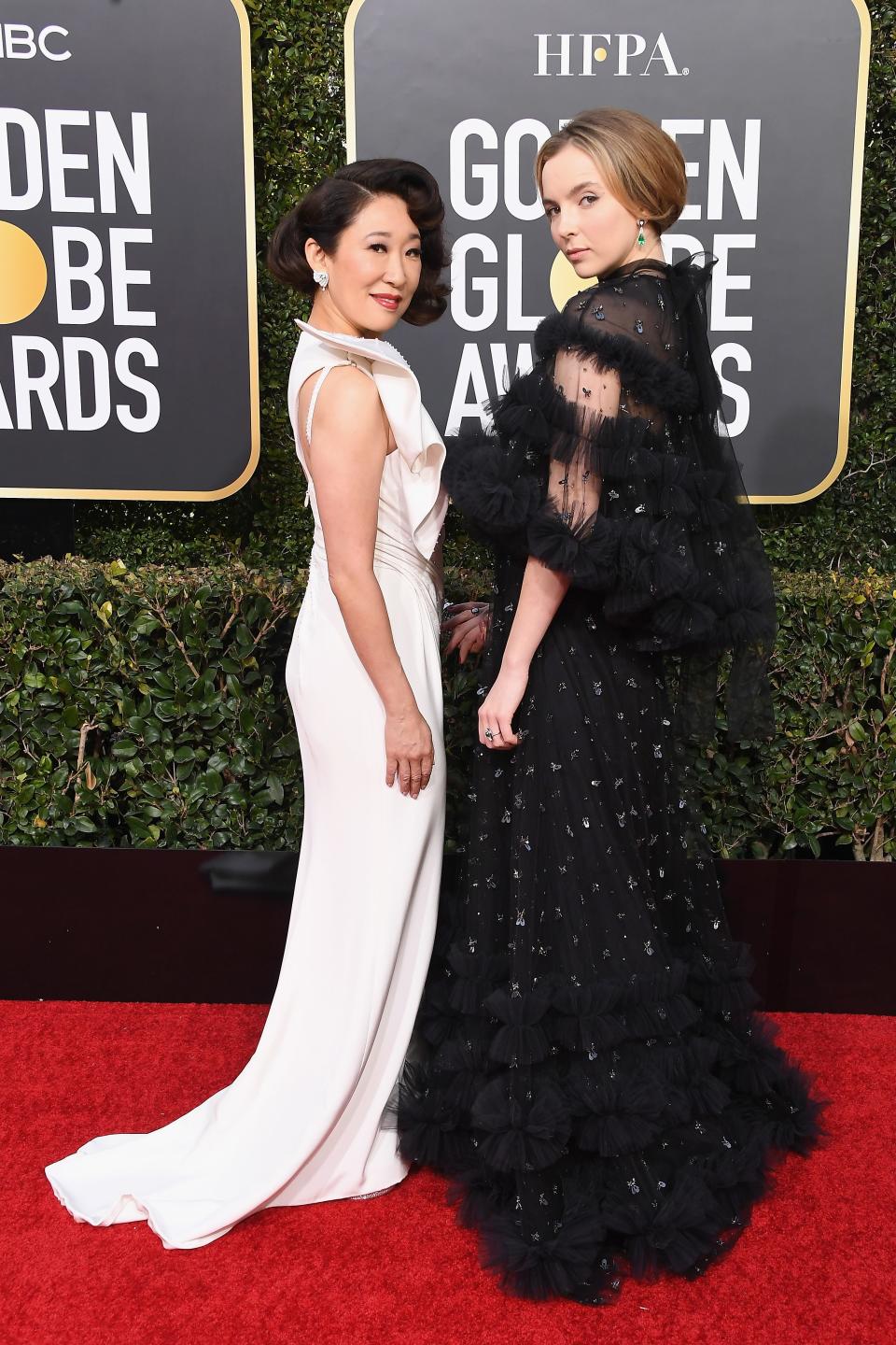 <h1 class="title">andra Oh Jodie Comer Golden Globes 2019</h1><cite class="credit">Getty Images</cite>