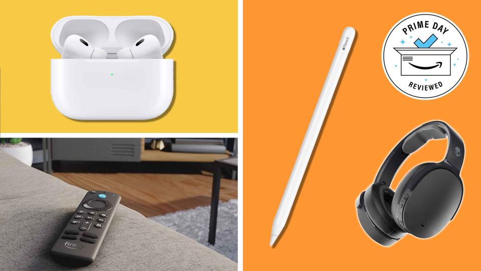 Shop the best Amazon Prime Day tech deals on Apple AirPods Pro, Fire Sticks, Skullcandy headphones and more.