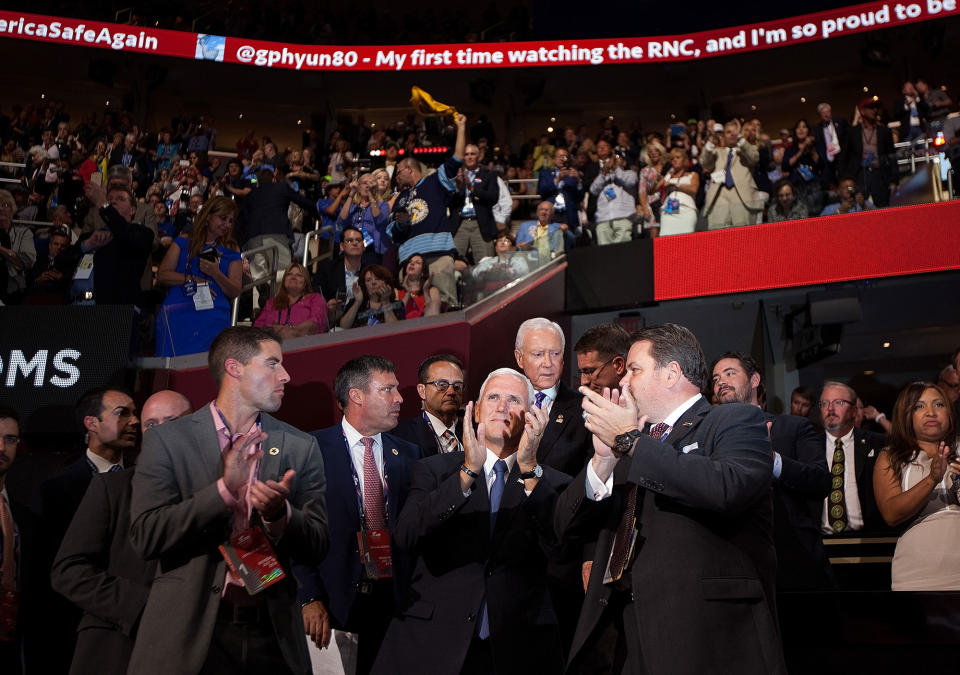 At the convention