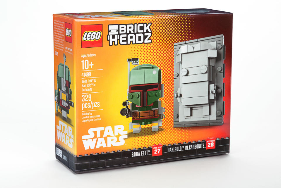 Lego <i>Star Wars</i> Boba Fett and Han Solo Lego <i>Star Wars</i> for New York Comic-Con (Photo: Lego)