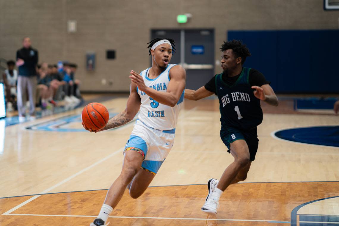 CBC sophomore LaTrell Barker, 21, has endured more than most kids ever face and is getting offers and the attention of many NCAA Division I schools. Tyler West photo courtesy of CBC