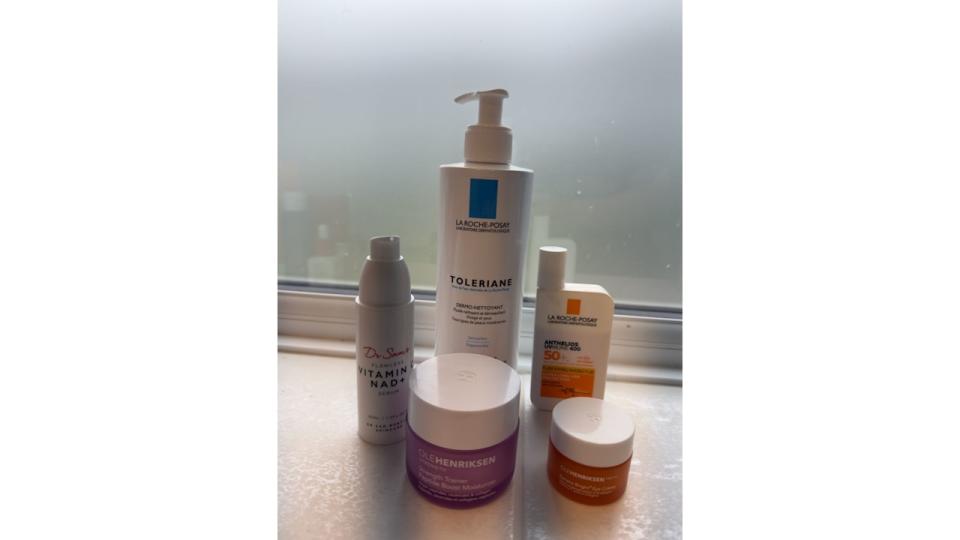 Lucy swears by the Toleriane cleanser by la Roche Posay