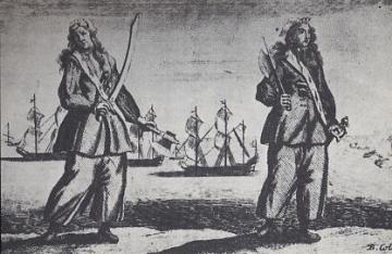 Anne Bonny y Mary Read las mujeres piratas (Wikimedia Commons)