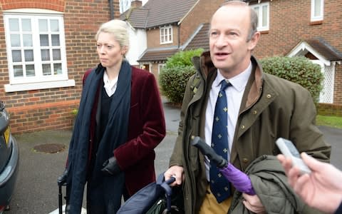 UKIP Leader Henry Bolton And Jo Marney Leave Jo's Family Home - Credit: Steve Finn