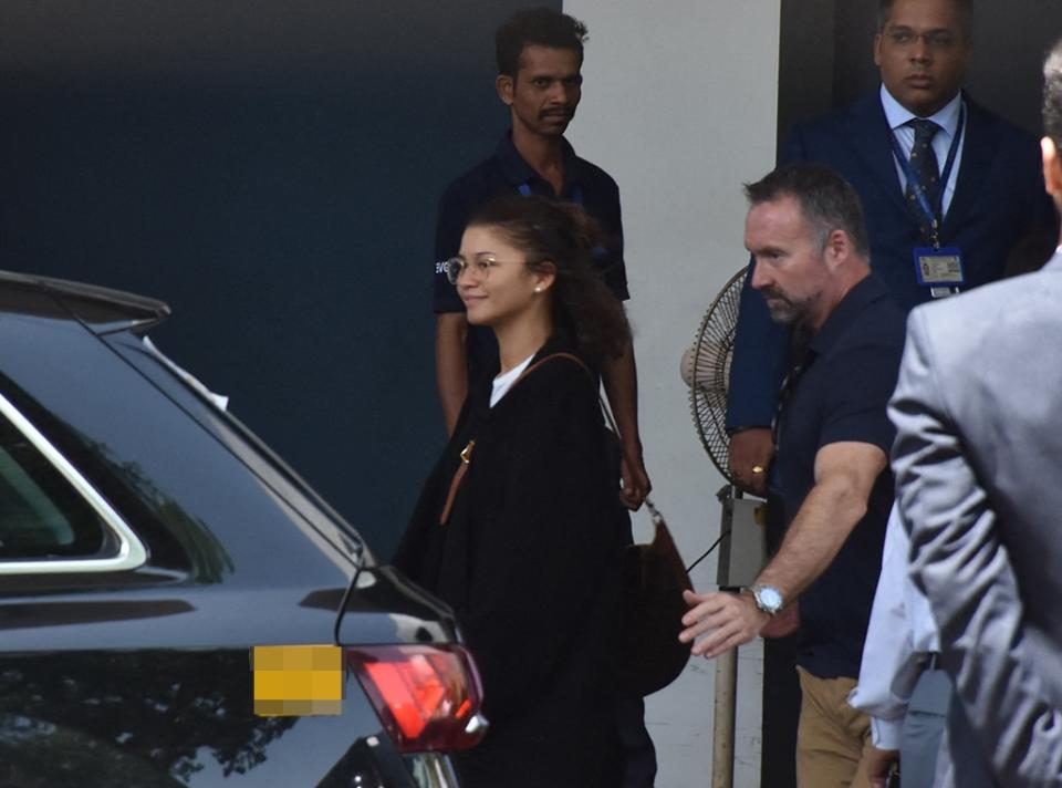 Zendaya, Mumbai Airport