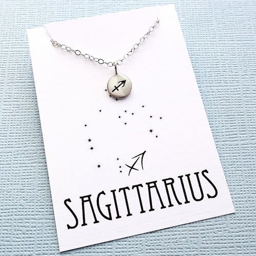 Sagittarius Necklace by RubyLenaJewelry
