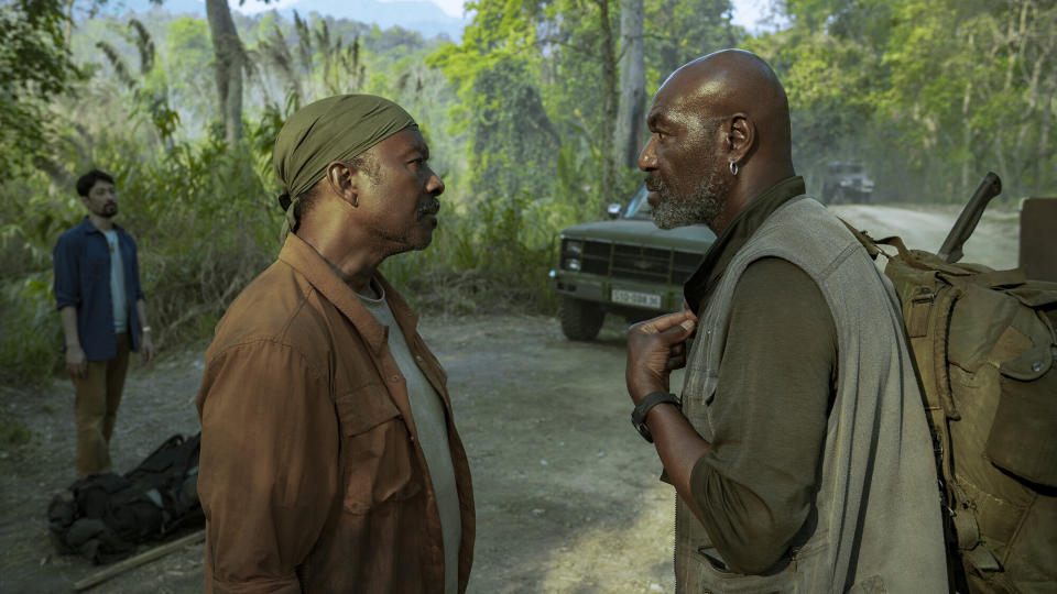 Clarke Peters and Delroy Lindo in "Da 5 Bloods" on Netflix. (Photo: David Lee/Netflix)