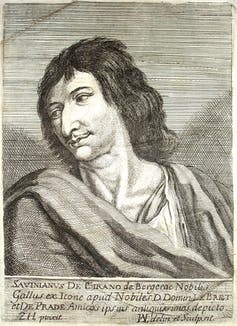 Illustration of Savinien de Cyrano de Bergerac.