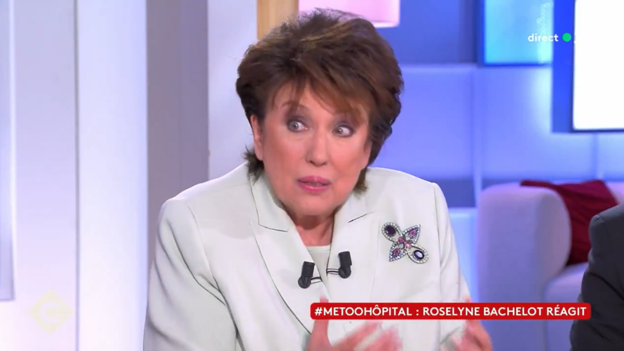 Roselyne Bachelot sur le plateau de « C à Vous » le 18 avril 2024.