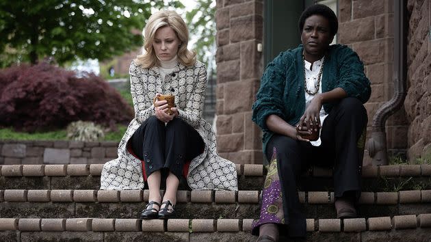 Joy (Elizabeth Banks) and Gwen (Wunmi Mosaku) in 