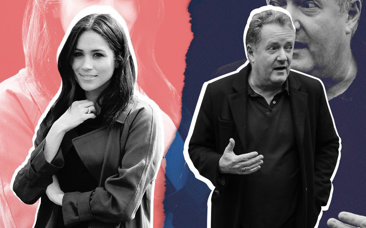 Meghan Markle and Piers Morgan