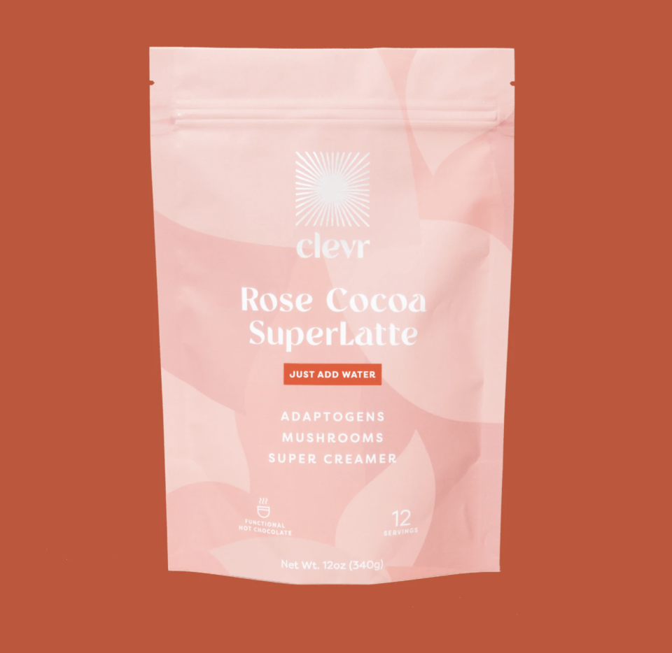 Rose Cocoa SuperLatte. Image via Clevr Blends.