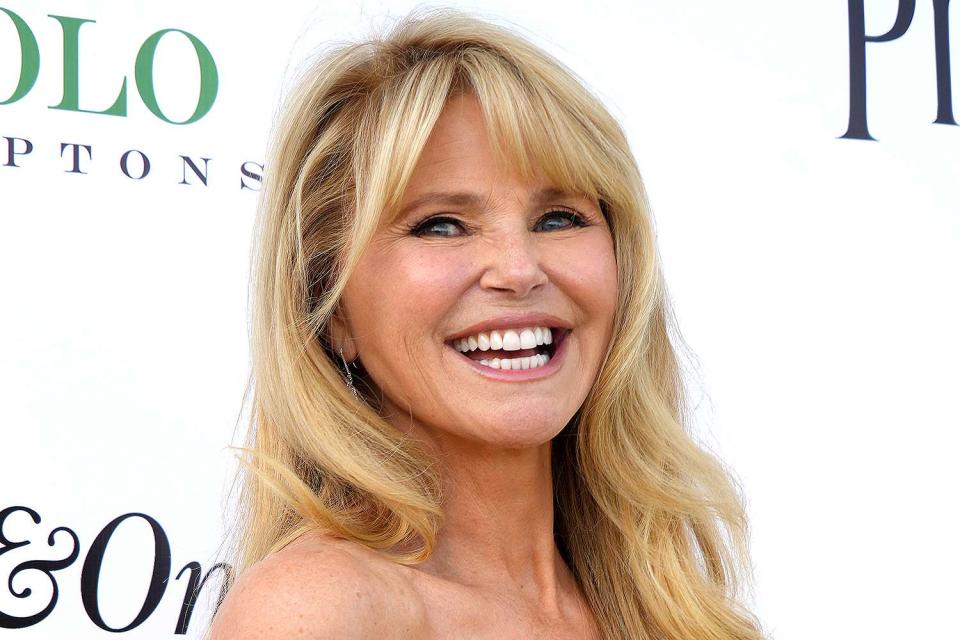 <p>Sonia Moskowitz/Getty</p> Christie Brinkley in July 2023