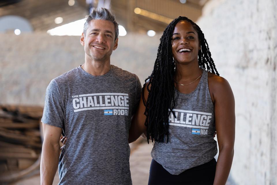 THE CHALLENGE: WORLD CHAMPIONSHIP-“World on Fire”- Rodrigo and Nia of Team Argentina in THE CHALLENGE: WORLD CHAMPIONSHIP season 1, episode 4 streaming on Paramount +, 2023. CREDIT: Jonne Roriz / Paramount +