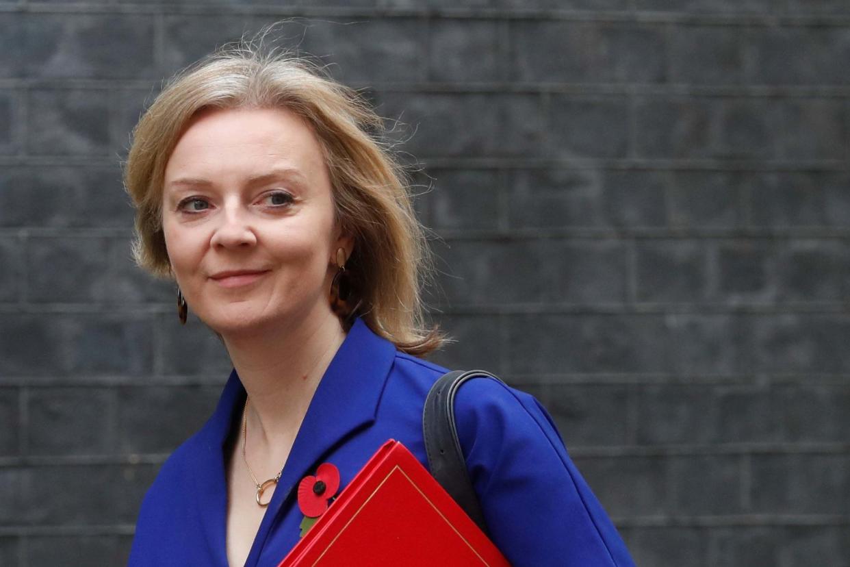 Ms Truss was grilled over the Conservative government's housing strategy: Reuters