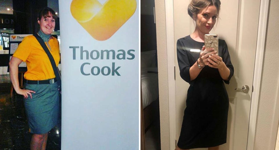 Thomas Cook employees in photos shared to Instagram after the company's collapse.