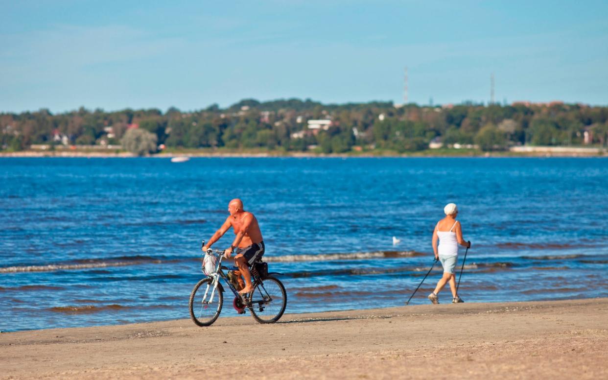 Pirita Beach in Estonia