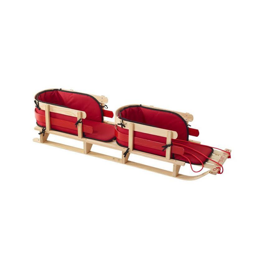 Kids' Pull Sled and Cushion Set