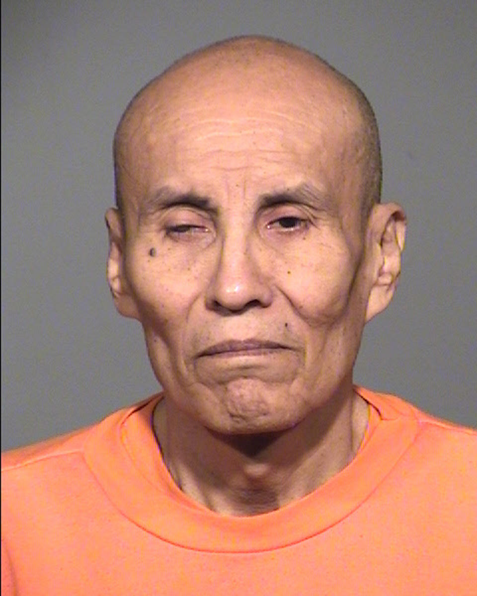 FILE - This undated file photo provided by the Arizona Department of Corrections shows Clarence Dixon. A judge ruled Tuesday, May 3, 2022, that an Arizona prisoner convicted in the 1978 killing of a university student is mentally fit to be put to death next week. Dixon was convicted of murder in the killing of 21-year-old Arizona State University student Deana Bowdoin. (Arizona Department of Corrections, Rehabilitation and Reentry via AP, File)