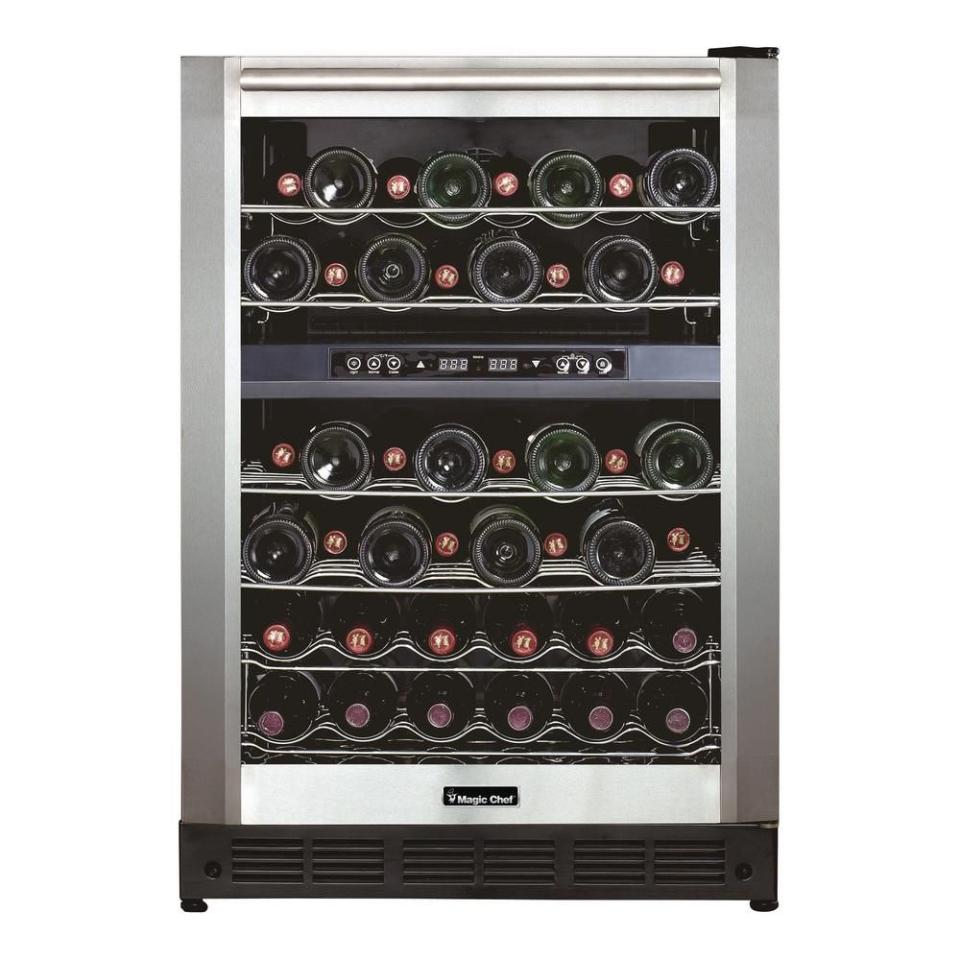 Magic Chef 44 Bottle Dual Zone Wine Cooler