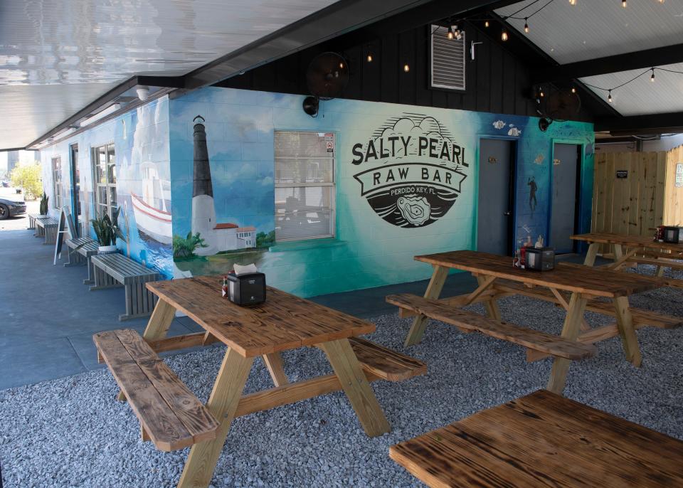 The Salty Pearl Raw Bar is a new dining option in the Perdido Key area as of Friday, Aug 4, 2023. 