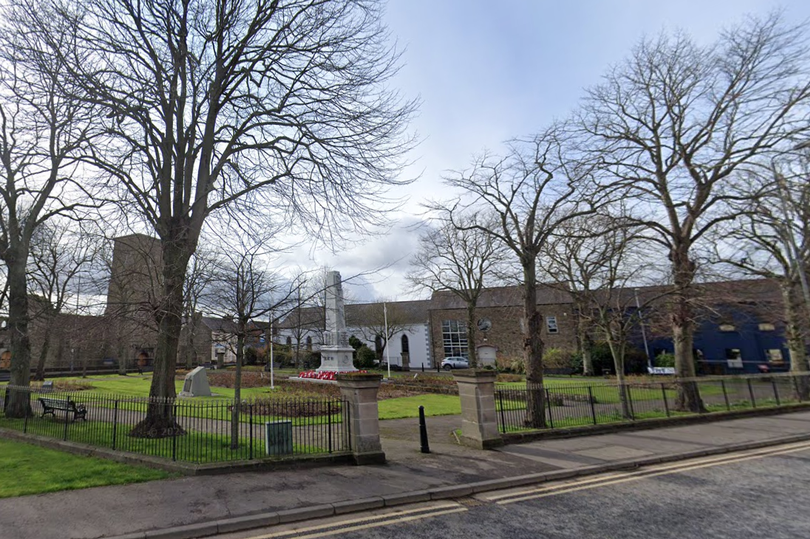 Google Street View of Newtownards War Memorial