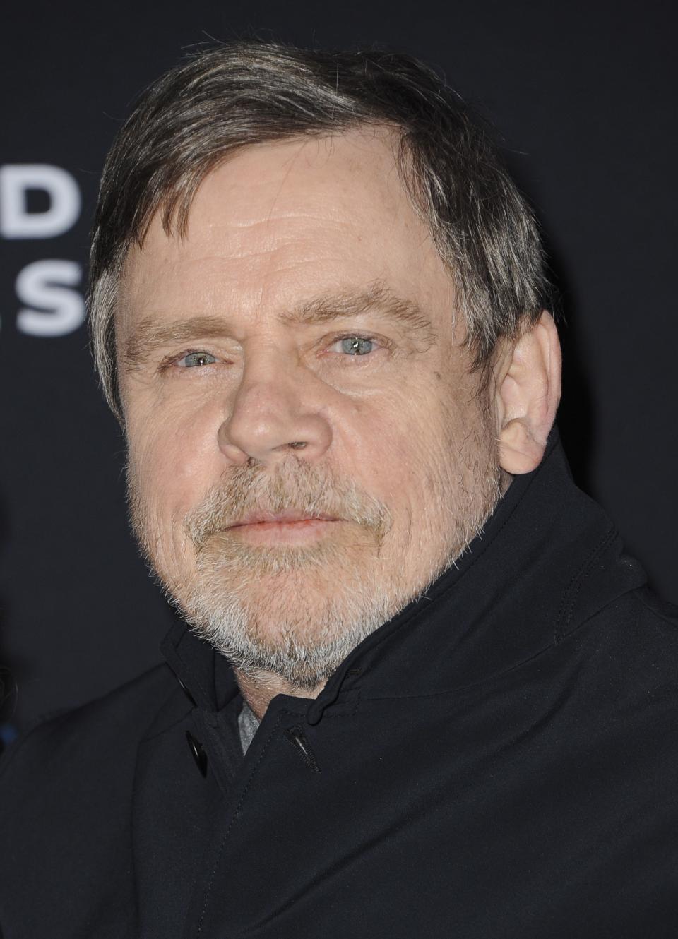 hamill at the rise of skywalker premiere