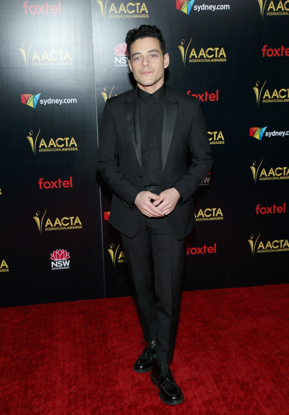 <p>Bohemian Rhapsody star Rami Malek became a first-time AACTA Award winner as he received the Best Lead Actor for his portrayal of Freddie Mercury. Photo: Getty </p>