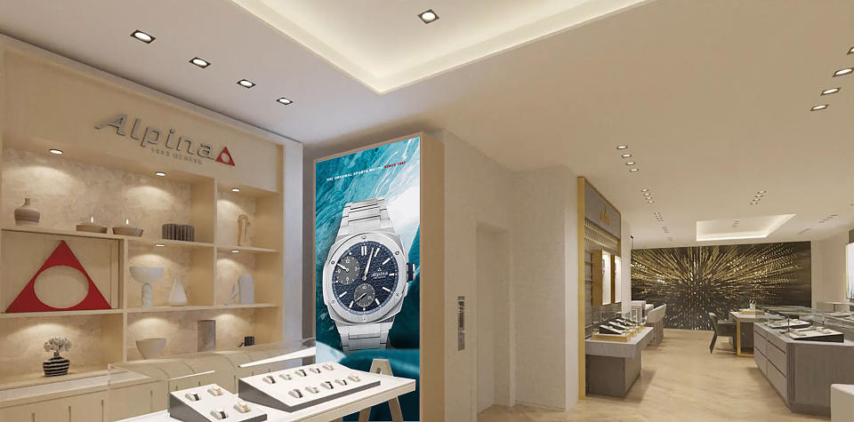 Alpina’s shop at Citizen’s flagship in New York.