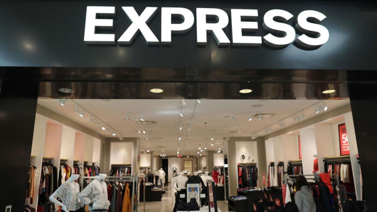 <div>PLANTATION, FLORIDA - JANUARY 22: The exterior of an Express clothing store is seen as the company announces it will close some stores on January 22, 2020 in Plantation, Florida. The clothing retailer announced that it plans to shutter roughly 100 of its stores by 2022, as part of its strategy three year strategy to save $80 million in costs annually. (Photo by Joe Raedle/Getty Images)</div>