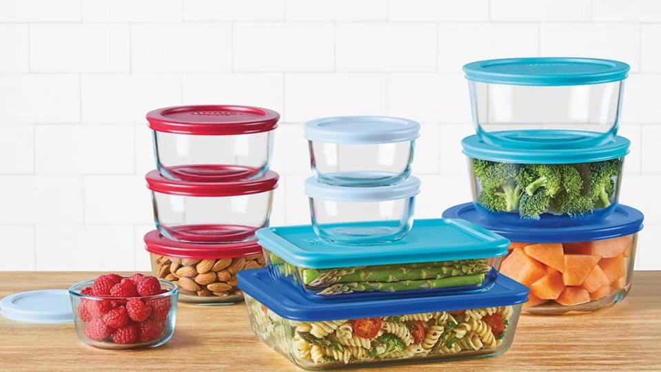 Durability and stain-resistance are just two of the highlights of this 22-piece container set.