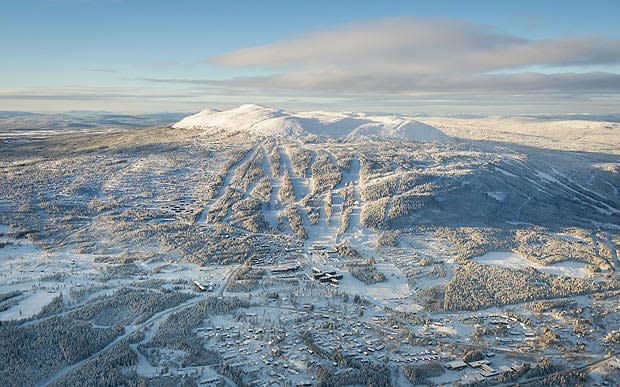 Trysil mountain landscape