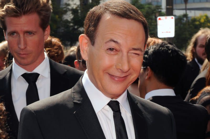 Paul Reubens, aka "Pee-wee Herman." for the Primetime Creative Arts Emmy Awards at the Nokia Theatre in Los Angeles in 2011. File Photo by Jim Ruymen/UPI