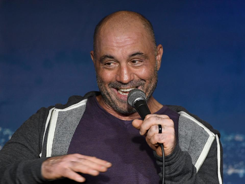 Rogan at the Ice House Comedy Club.