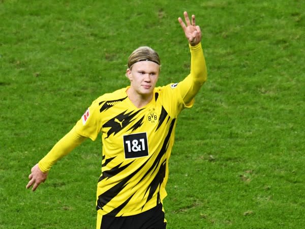 Borussia Dortmund striker Erling Haaland