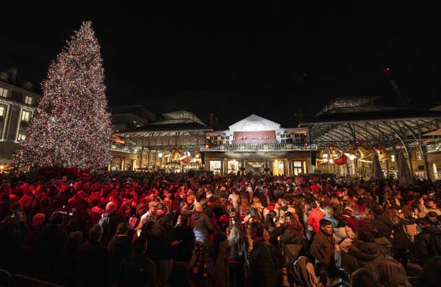 Covent Garden Christmas lights