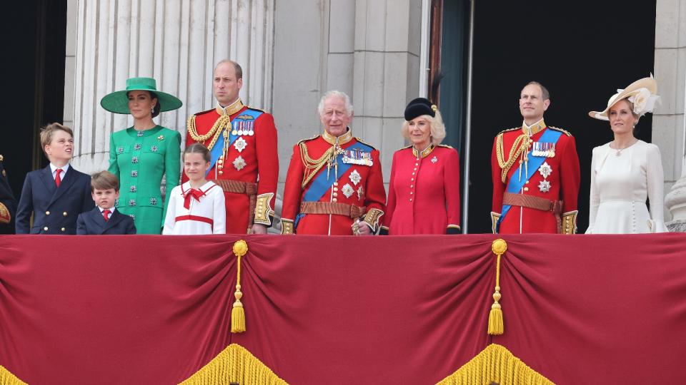 The Trooping the Colour ceremony