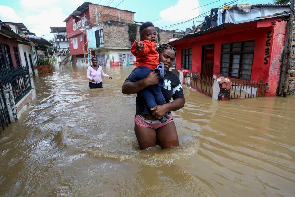 Une rue de Cali en Colombie le 11 novembre 2022 - STR / AFP