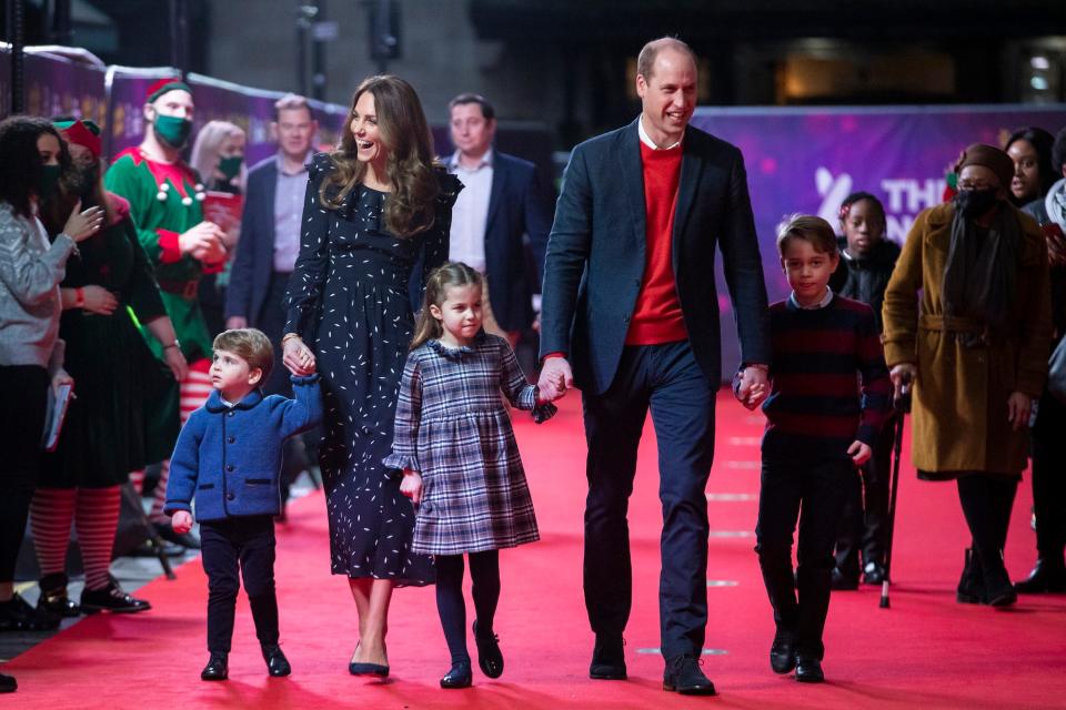 prince william and kate middleton kids first red carpet together