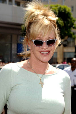 Melanie Griffith at the LA premiere of Warner Bros. Pictures' Charlie and the Chocolate Factory