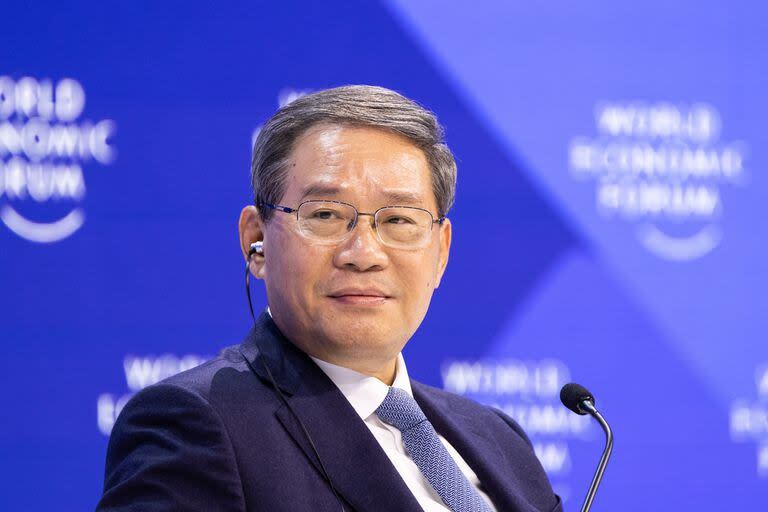 Li Qiang, primer ministro de China, en la Reunión Anual del Foro Económico Mundial 2024 en Davos