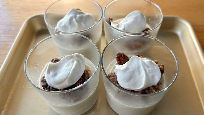 Garnish pudding