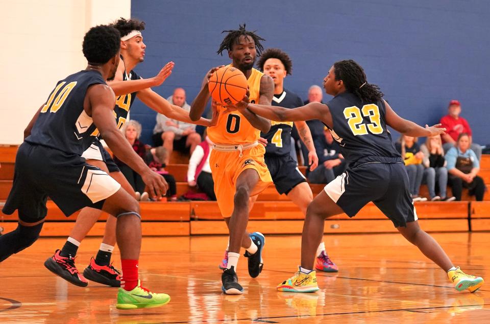 DeJuan Lawrence draws a crowd but still scored 17 points versus Clark State.