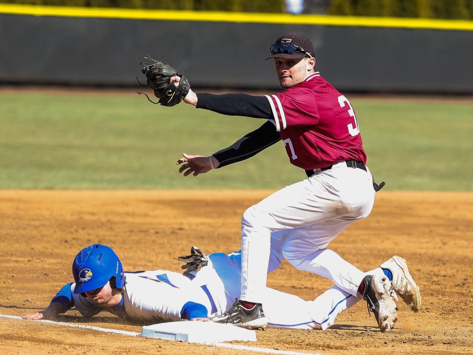 Brian Keeney, a player on UIndy's baseball team, competes as his mom fights cancer.