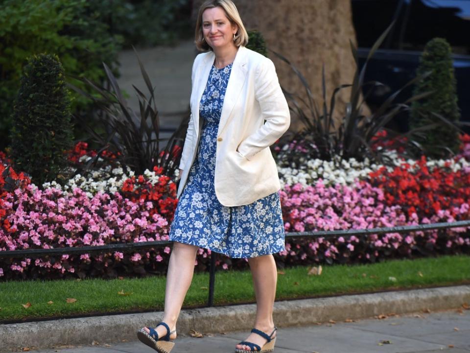 Amber Rudd’s other private-sector roles include senior adviser to cybersecurity firm Darktrace (Getty Images)