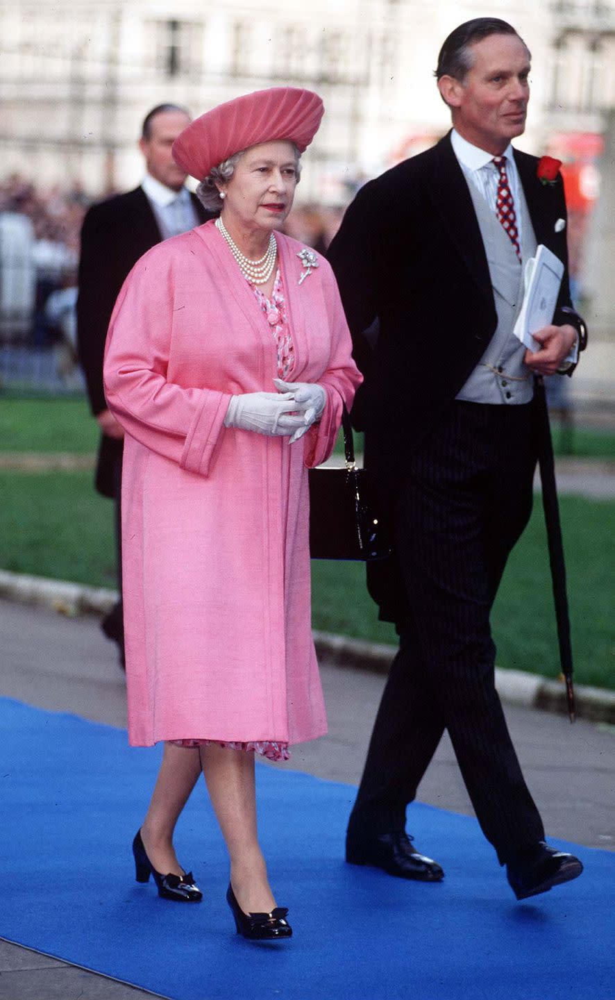 queen and malcolm ross at linley wedding